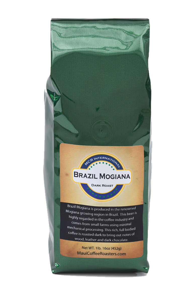Brazil Mogiana 16oz. - Maui Coffee Roasters -100% Kona Coffee : Hawaiian  Coffee - 100% Kona and 100% Hawaiian Coffee