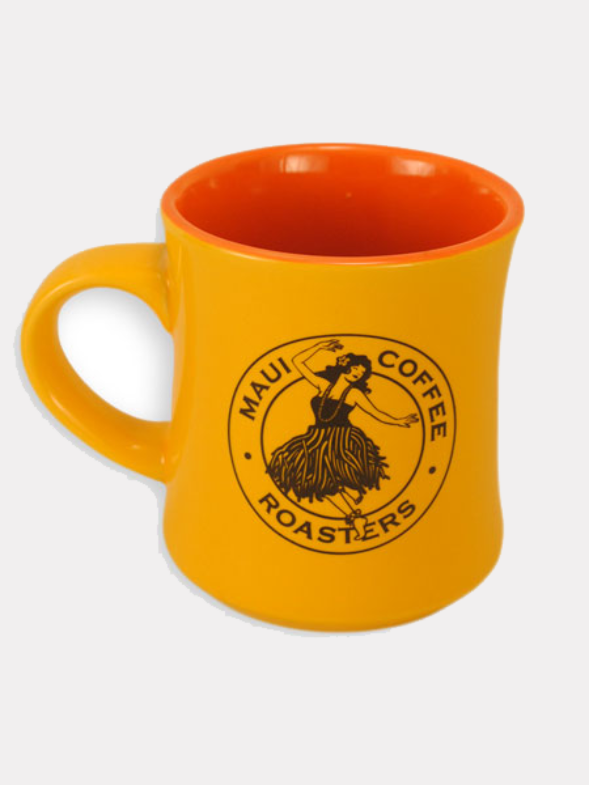 MCR Yellow Diner Mug - Maui Coffee Roasters -100% Kona Coffee