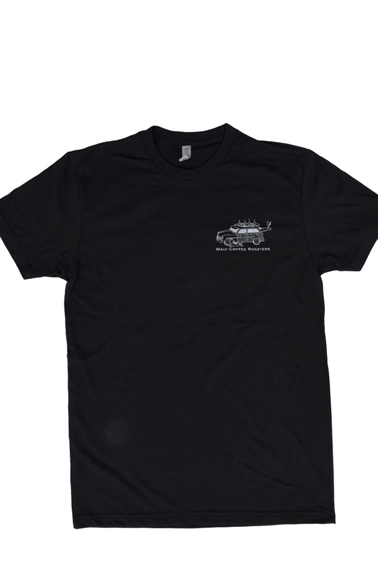 Dawn Patrol Black T-Shirt - Maui Coffee Roasters -100% Kona Coffee ...
