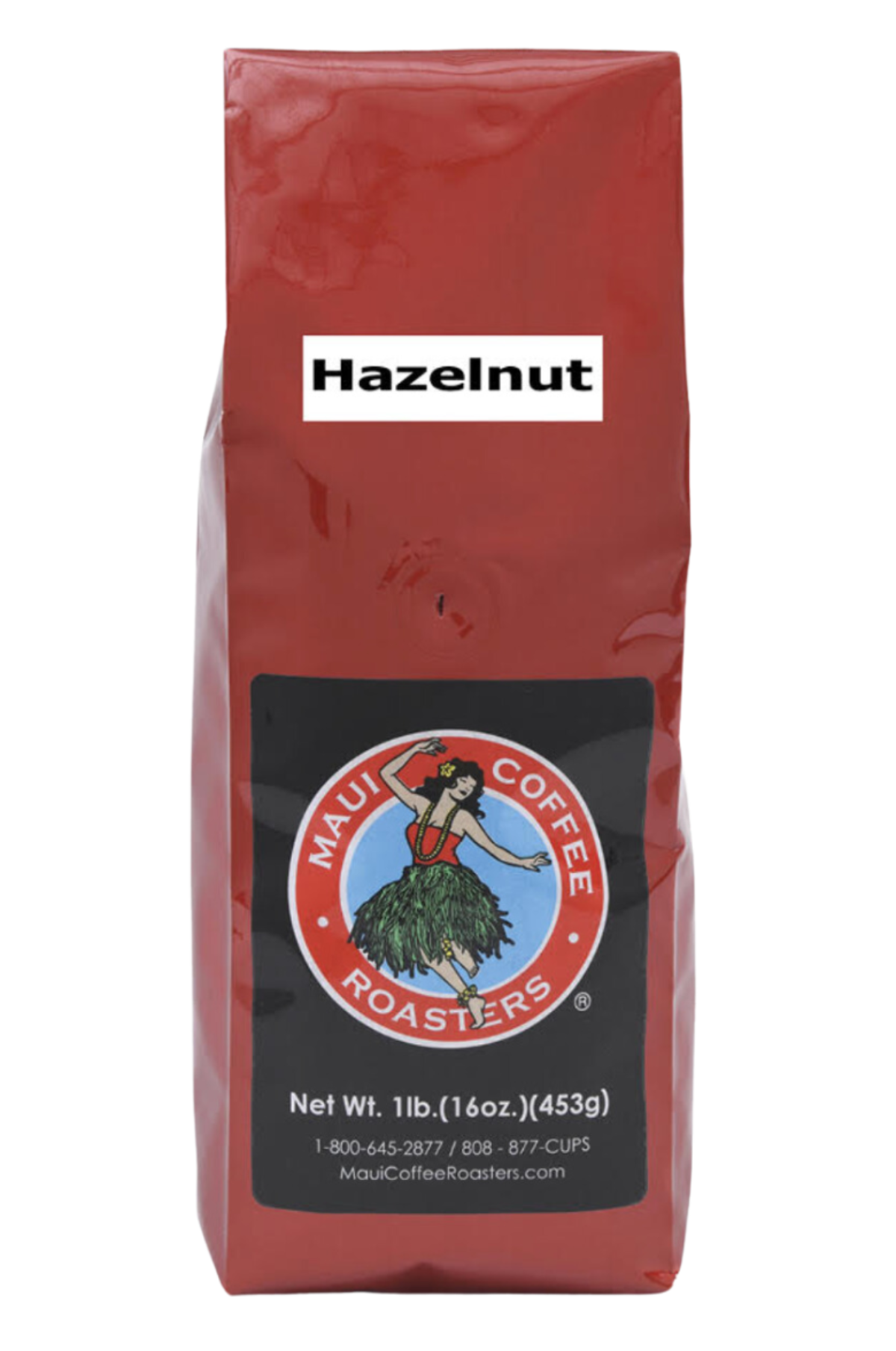 Hazelnut 16oz. - Maui Coffee Roasters -100% Kona Coffee : Hawaiian